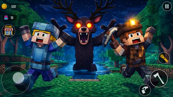 Survival in Forest Wild Nights 1.3. Скриншот 9