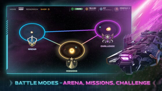 Galaxy Arena Space Battle 2.0.4. Скриншот 6