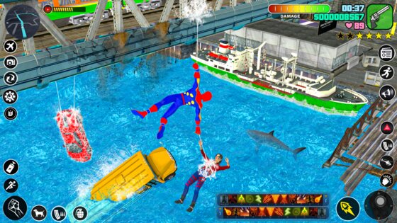 Spider Rope Hero Rescue City 2.0. Скриншот 14