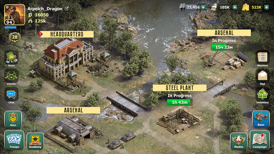 Commanders at War: WW2 Battle 2.12.72. Скриншот 5