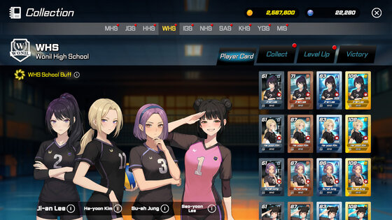 Volley Girls: High School Story 1.16.1. Скриншот 24