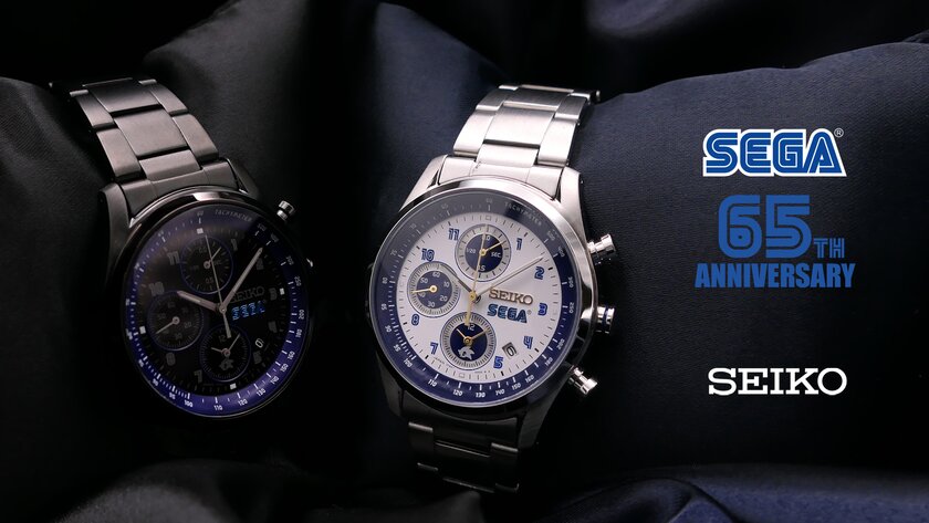 Sega объединилась с Seiko для создания лимитированных часов на 65-летие компании
