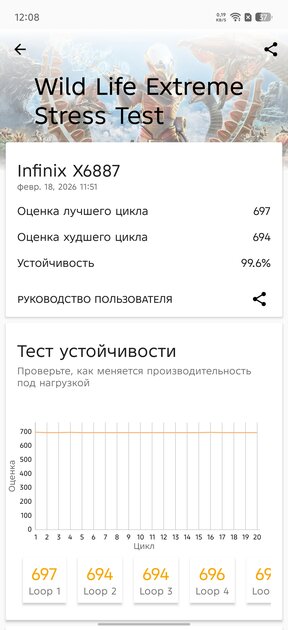 Недорогой смартфон с долгоиграющей батареей: обзор Infinix NOTE Edge — Производительность и тесты. 15