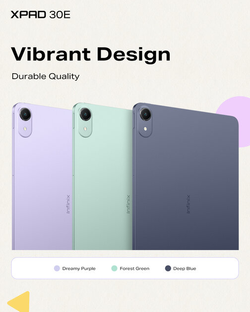 Helio G80, 4/128 ГБ и экран 11 дюймов за 141 доллар: представлен планшет Infinix Xpad 30E