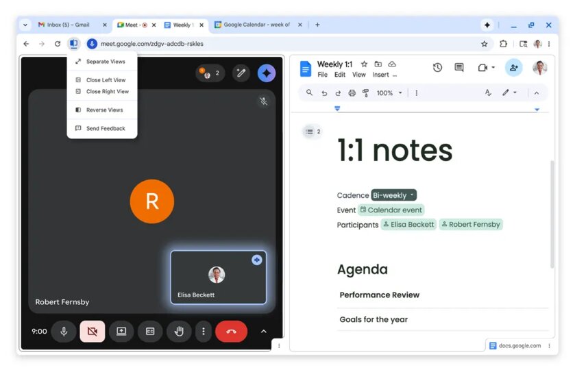 Разделённый экран, подпись PDF и сохранение на «Диск»: Google обновила Chrome