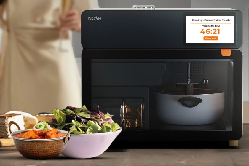 Представлен робот-повар Nosh One: он умеет готовить более 500 блюд из 11 кухонь мира