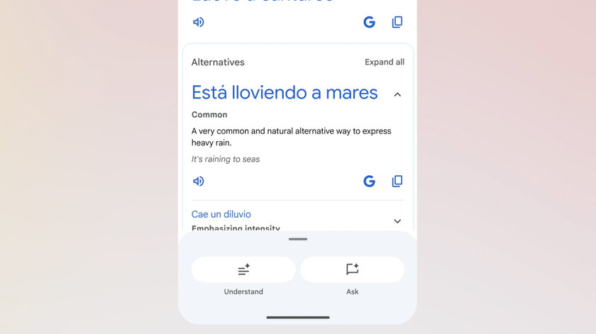Google обновила «Переводчик»: предлагает альтернативы и лучше понимает идиомы