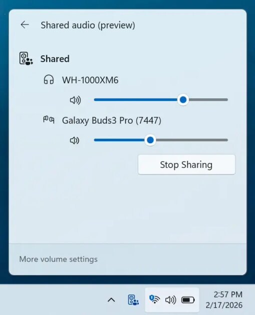 В Windows 11 появилась возможность отдельно настраивать звук для каждого подключённого устройства