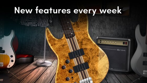 Real Bass electric bass guitar 7.33.7. Скриншот 23