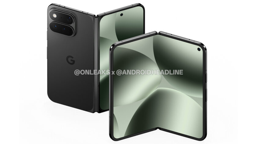 Инсайдеры поделились рендерами Google Pixel 11 Pro Fold: блок камер выглядит странно