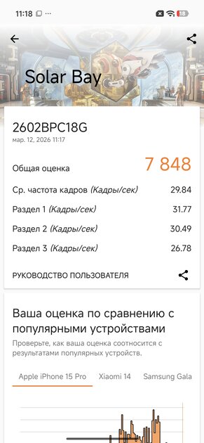 Топ за свои деньги… или всё же нет? Обзор POCO X8 Pro Max — Производительность и тесты. 8