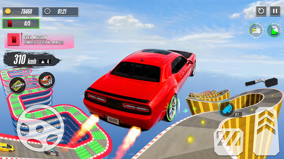 GT Mega Ramp Car Stunt Games 2.4. Скриншот 6