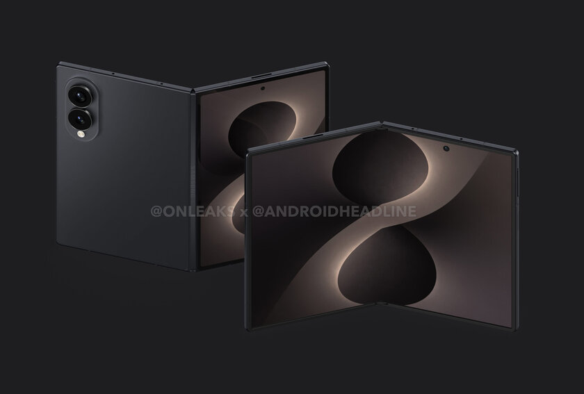 Опубликованы рендеры Galaxy Z Fold 8 Wide: он будет конкурировать с iPhone Fold
