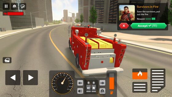 Fire Truck Firefighter Squad 3.0. Скриншот 7