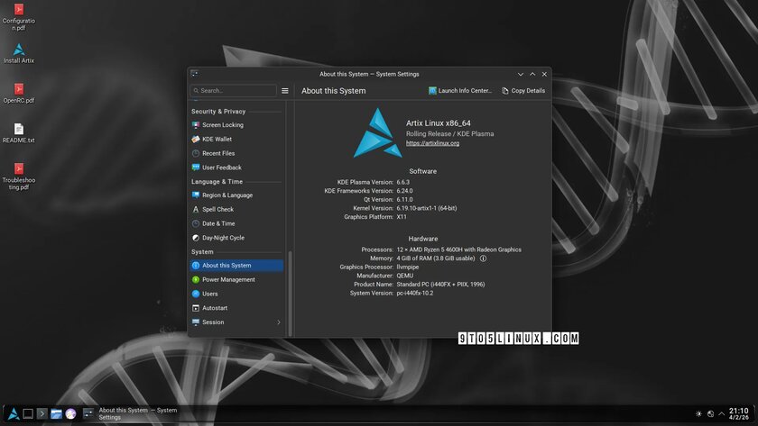 Artix Linux отказывается от PulseAudio и Xorg в апрельском релизе