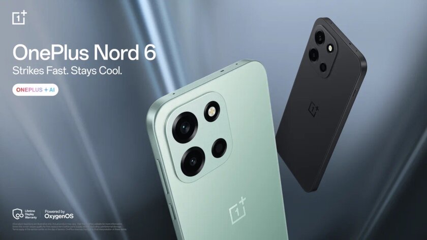 Snapdragon 8s Gen 4, 7500 мА·ч и 165 Гц — это OnePlus Nord 6, который вышел в России