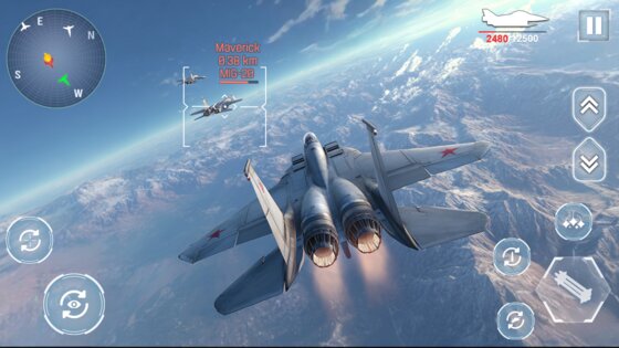 Aircraft Strike: Jet Fighter Game 3.7.8. Скриншот 1