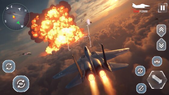 Aircraft Strike: Jet Fighter Game 3.7.8. Скриншот 24