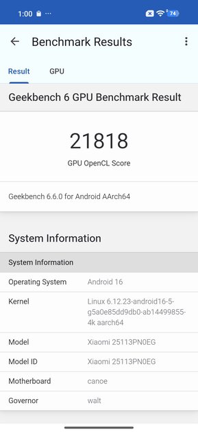 Вымирающий вид. Обзор Xiaomi 17 — компактного смартфона с флагманской начинкой — Чипсет. 15