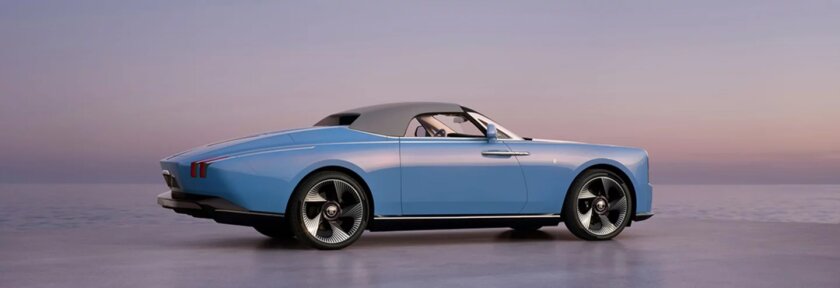 Представлен первый в истории Rolls-Royce электрический кабриолет: его длина 5,76 метра