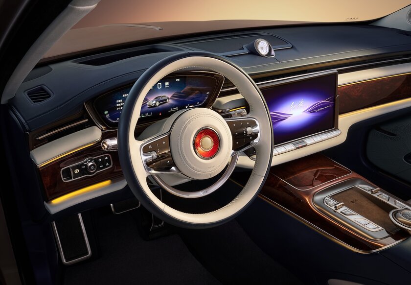 Hongqi раскрыла фишки дизайна нового флагманского седана Guoya