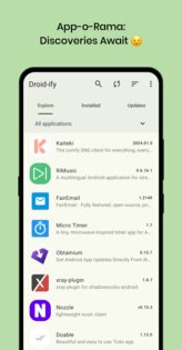 Droid-ify 0.7.4. Скриншот 1