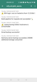 ntfy 1.25.2. Скриншот 2
