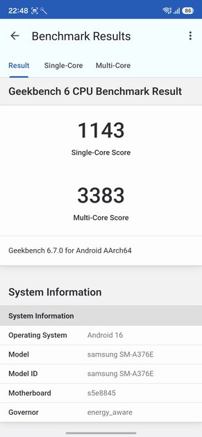 Смартфон, который вы купите на 6 лет: обзор Samsung Galaxy A37 — без экспериментов, только улучшения — Чипсет. 1