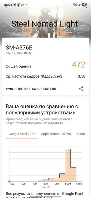 Смартфон, который вы купите на 6 лет: обзор Samsung Galaxy A37 — без экспериментов, только улучшения — Чипсет. 5