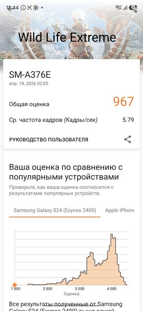 Смартфон, который вы купите на 6 лет: обзор Samsung Galaxy A37 — без экспериментов, только улучшения — Чипсет. 6