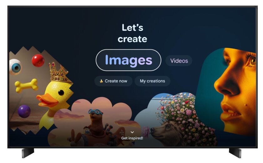 Google TV получил крупное обновление: вертикальные ролики, генерация изображений и Google Photos
