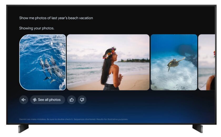 Google TV получил крупное обновление: вертикальные ролики, генерация изображений и Google Photos