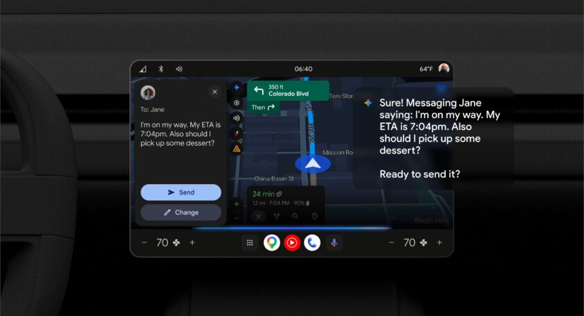 Gemini заменяет Assistant в автомобилях со встроенным Google — что умеет