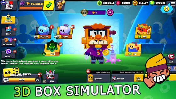 Бокс Симулятор для Brawl Stars 2.18. Скриншот 19