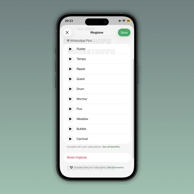 В WhatsApp* появилась платная подписка WhatsApp*: за неё дают стикеры, темы и значки