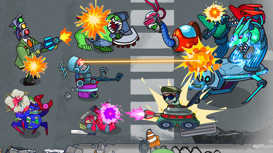 Merge Fight: Grim & Zombie War 1.8.0. Скриншот 1