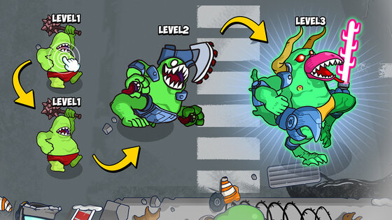 Merge Fight: Grim & Zombie War 1.8.0. Скриншот 9