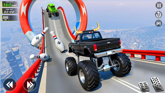 Mega Ramp Monster Truck Stunts 0.4.2. Скриншот 1