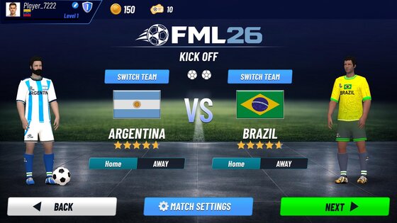 FML26: Football Mobile League 1.0.11. Скриншот 17