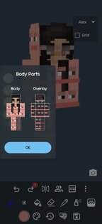 3D Skin Editor для Minecraft 2.5.4. Скриншот 6