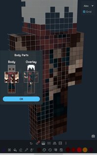 3D Skin Editor для Minecraft 2.5.4. Скриншот 13