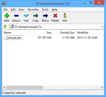 7-Zip 26.01. Скриншот 4