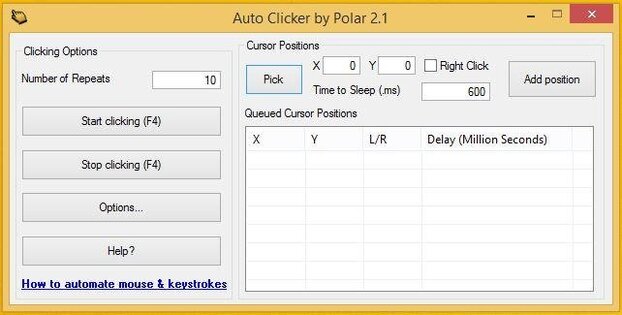 OP Auto Clicker 4.1. Скриншот 3