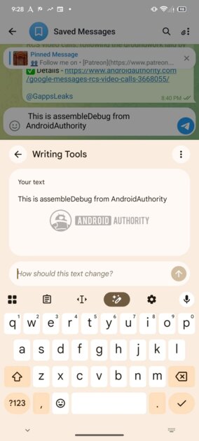 Gboard научат редактировать текст по текстовому промпту и не только