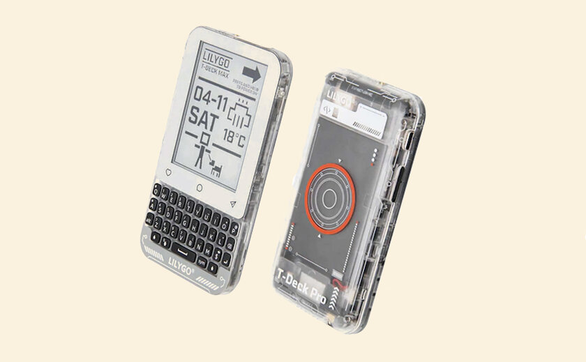 Представлен T-Deck Max — необычный смартфон с дисплеем E Ink, физической клавиатурой и передачей данных без сети