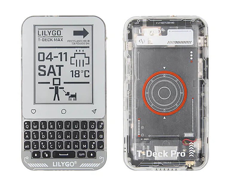 Представлен T-Deck Max — необычный смартфон с дисплеем E Ink, физической клавиатурой и передачей данных без сети