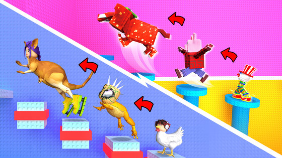 Jump Evolution Animal Tower 1.0.1. Скриншот 2