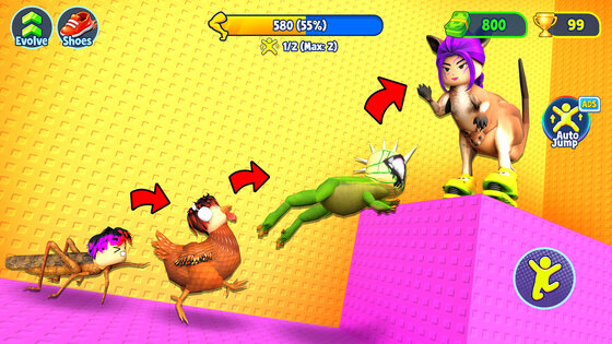 Jump Evolution Animal Tower 1.0.1. Скриншот 12