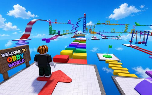 Obby World: Parkour Escape 0.0.2. Скриншот 19