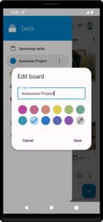 Nextcloud Deck 1.26.2. Скриншот 7